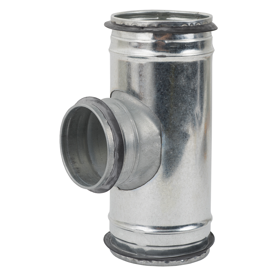 trójnik metalowy, Ø200-Ø125mm z uszczelniaczem, formowana