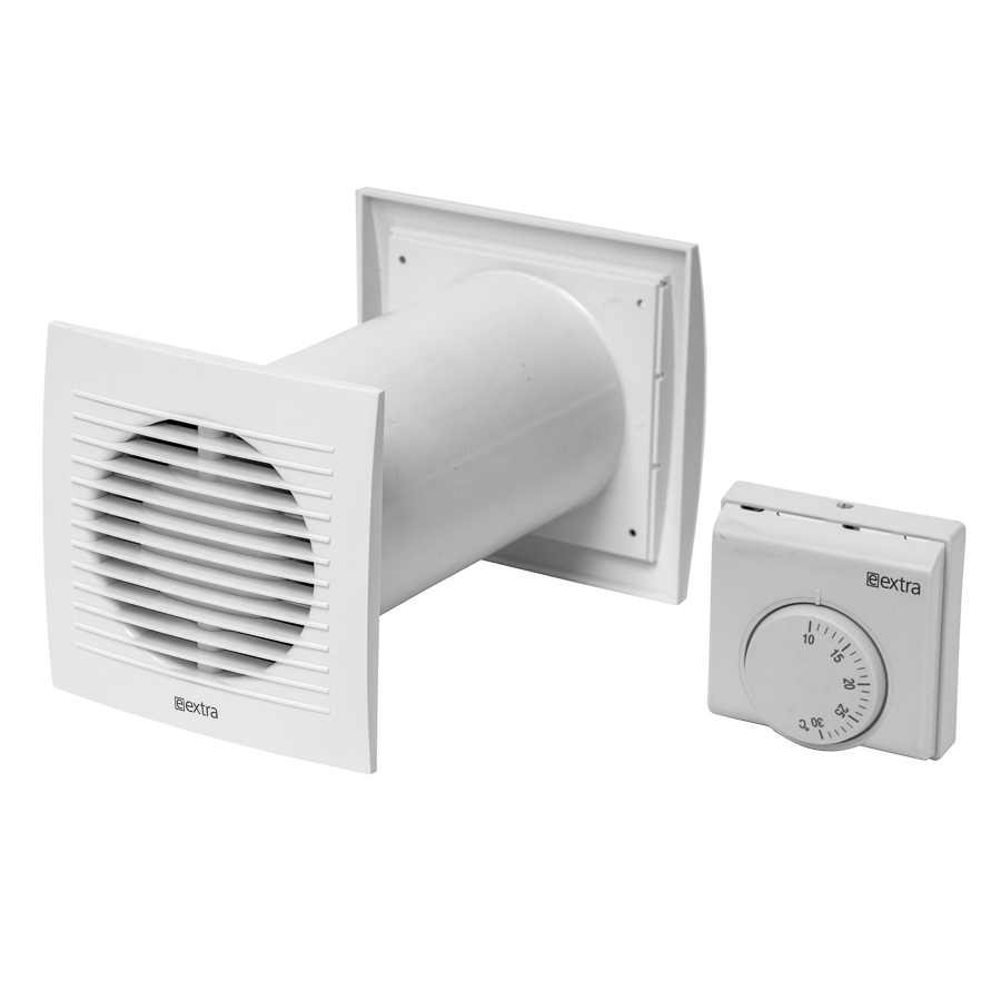 ventilationskit med termostat, Ø100mm